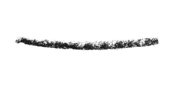 Ручний Малюнок Чорної Смуги Намальованої Крейдою — стокове фото