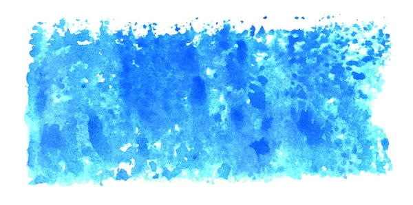 Textura Acuarela Pintada Con Color Azul Claro — Foto de Stock