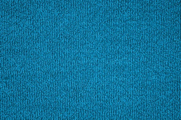 Tekstur Handuk Lembut Dengan Warna Pirus Biru — Stok Foto