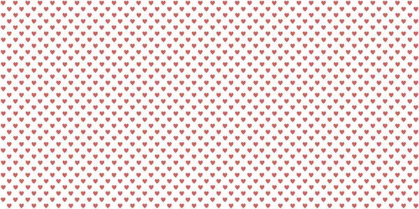 Sömlös Enkla Röda Små Hjärtan Röd Bakgrund — Stockfoto