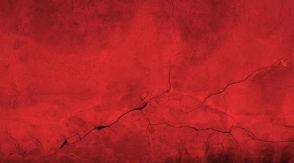 Texture Fond Mur Grunge Rouge Avec Des Fissures Des Rayures — Photo