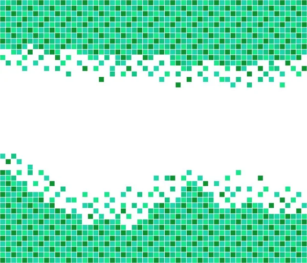 Cadre arrière-plan carrés verts avec espace de copie — Photo