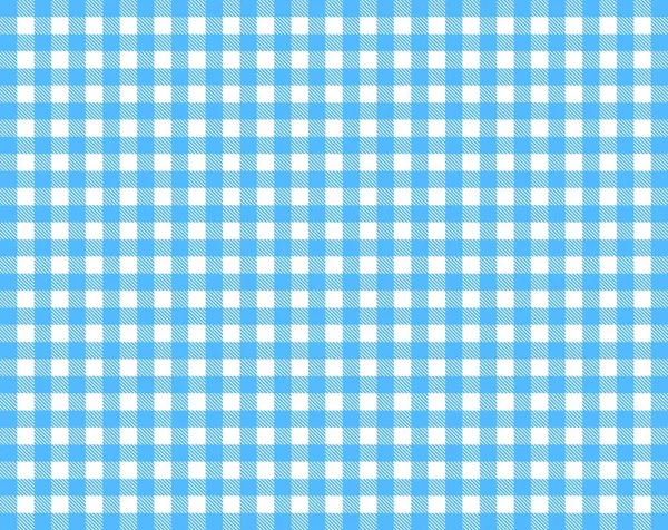 Checkered toalha de mesa fundo azul e branco — Fotografia de Stock