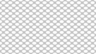 Sekizgen doku gri ve beyaz renk ile sorunsuz