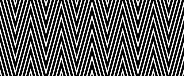 Black and white seamless zig zag background — Stock Photo, Image
