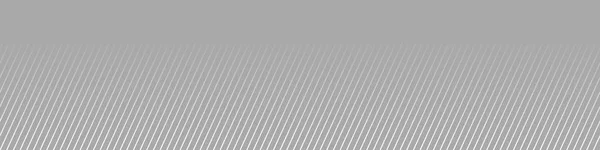 Brede grijs banner met kleurovergang Dunne diagonale strepen — Stockfoto