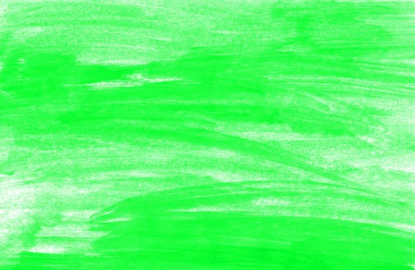 Handmade brush texture with green color — Stock Photo, Image