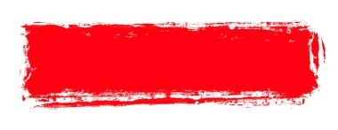 Grafiti veya beyaz kırmızı renkli paintbrush afiş