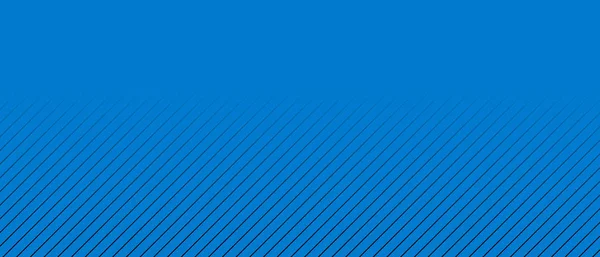 Banner azul ancho con rayas negras diagonales delgadas degradadas —  Fotos de Stock