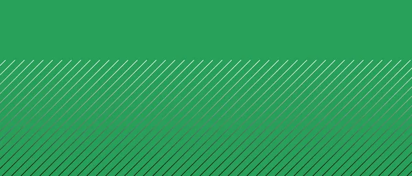 Wide green banner with gradient thin diagonal black white stripes