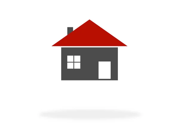 Ikona domu dla nieruchomości lub domu — Zdjęcie stockowe