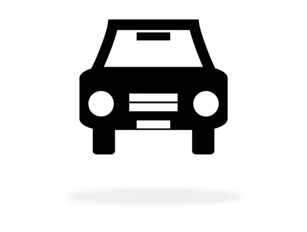Auto-Ikone für Autovermietung — Stockfoto
