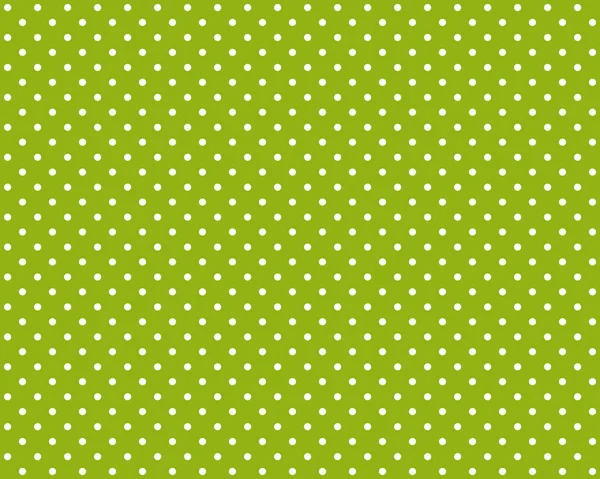 Pontos sem costura brancos na textura de fundo verde claro — Fotografia de Stock