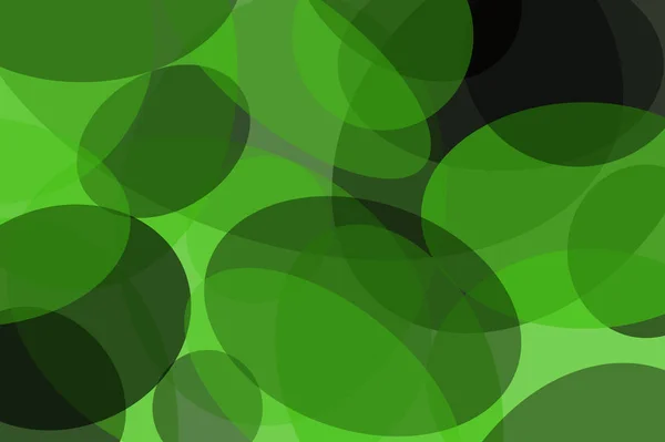 Green background texture with transoparent circles — Stock Photo, Image