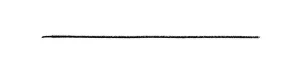 Linea o bordo pennello nero verniciato a mano lungo — Foto Stock