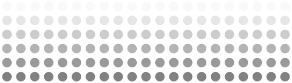 Pontos cinzentos com transição de cores no fundo branco — Fotografia de Stock