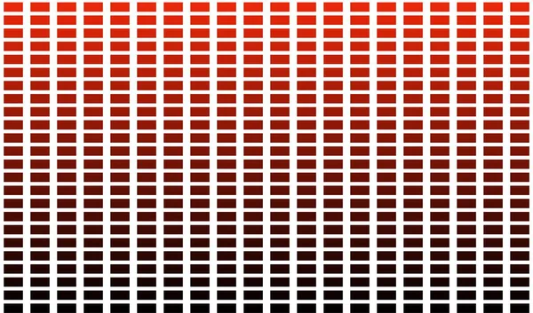 Cuadrados rojos y negros con transición de color sobre fondo blanco — Foto de Stock