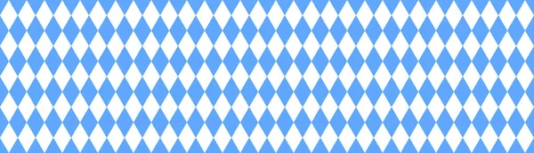 Tradycyjna flaga w kratkę bawarską transparent niebieski i biały — Zdjęcie stockowe