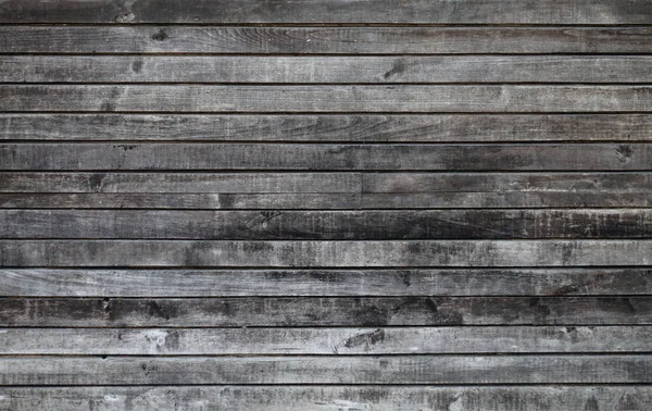 Old weathered wooden planks texture with dark grey color — Stock Photo, Image