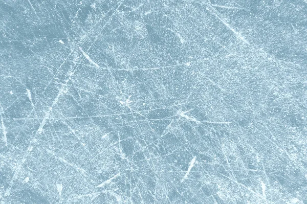 Ice Hocke texture background with scratches and blue color