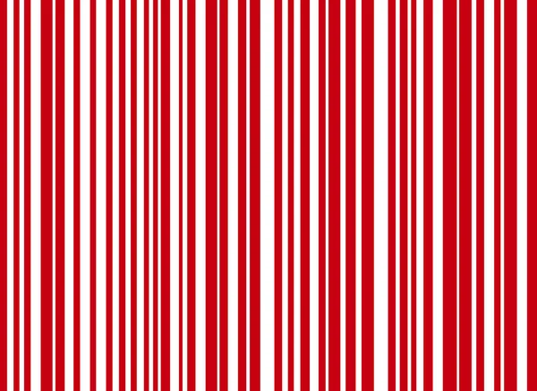 Vékony és vastag csíkokkal, piros színnel, fehér — Stock Fotó