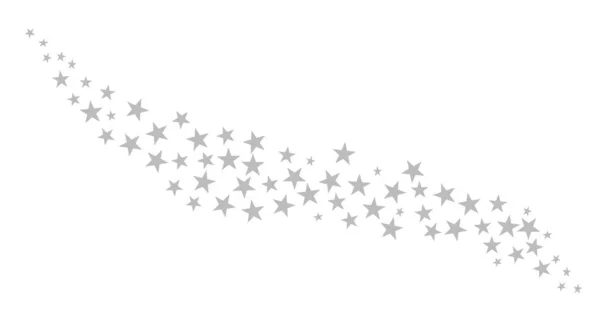 Glitter perak abu-abu bintang — Stok Foto