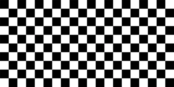 Sem emenda fundo xadrez preto e branco — Fotografia de Stock