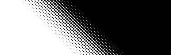 Black White Background Template Diagonal Gradient Transition Made Dots — Stock Photo, Image