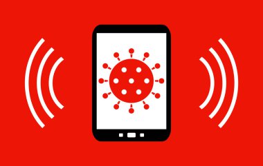 Smartphone 'daki Coronavirus Uygulaması: Covid-19 Enfeksiyonu Uyarısı