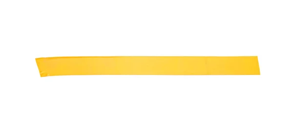 Желтая Оранжевая Клейкая Лента Белом Фоне — стоковое фото