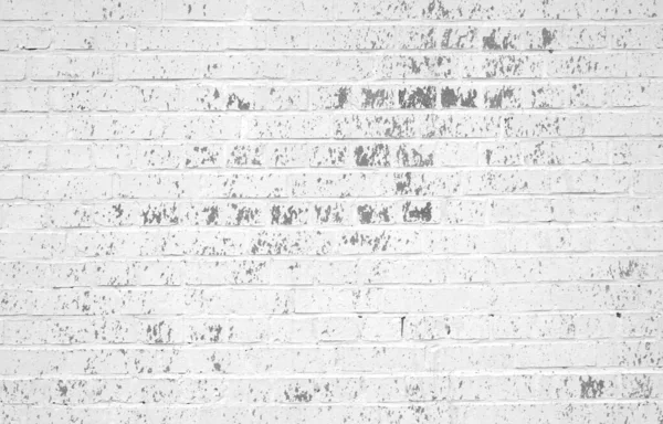 Dirty Brick Wall Pattern Bright White Color — Stock Photo, Image