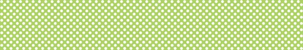 Very wide green and white background template with white dots on green texture