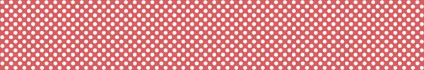Modelo Fundo Vermelho Branco Muito Largo Com Pontos Brancos Textura — Fotografia de Stock