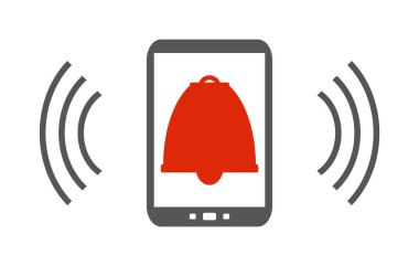 Cep telefonunda çanı gösteren simge: Hatırlatma, Alarm Saati veya Bildirim