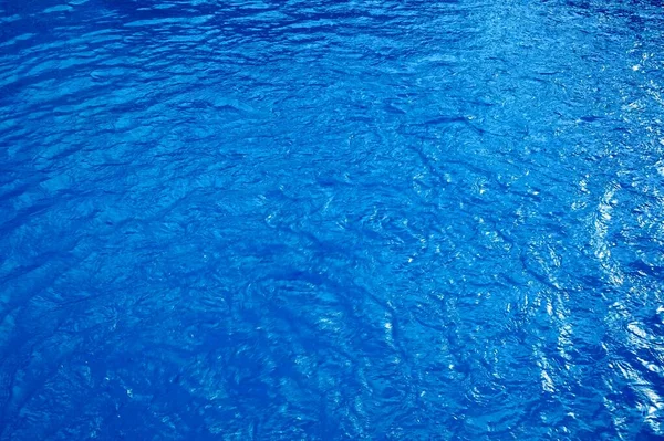 Textura Fundo Clear Blue Water Surface — Fotografia de Stock