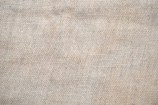 Keten Kumaş Veya Açık Kahverengi Renkli Eski Çuval Bezi Dokusu — Stok fotoğraf