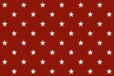 Kusursuz kırmızı ve beyaz yıldızlı Noel arkaplanı