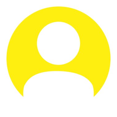 Sarı renkli kullanıcı fotoğraf şablonu