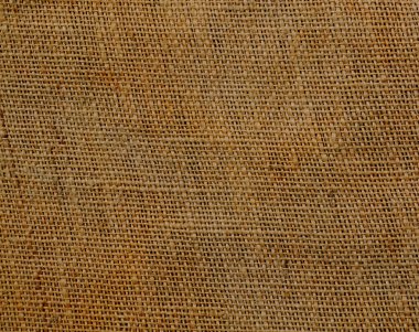 Kırsal kahverengi jüt çuval dokusu arkaplanı