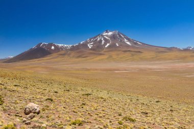 Atacama Çölü, Şili. Salar Aguas Calientes. Tuyacto Gölü. Güney Amerika.