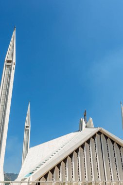 Şah Faysal Camii dünyanın en büyük camilerinden biridir. İslamabad, Pakistan.