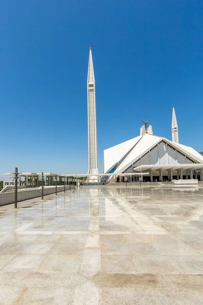 Mezquita Shah Faisal Una Las Mezquitas Más Grandes Del Mundo — Foto de Stock