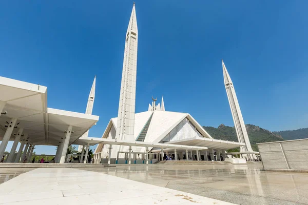 Shah Faisal Mosque is one of the largest Mosques in the World. Islamabad, Pakistan.