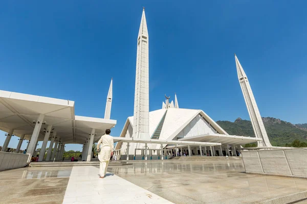 Shah Faisal Mosque is one of the largest Mosques in the World. Islamabad, Pakistan.
