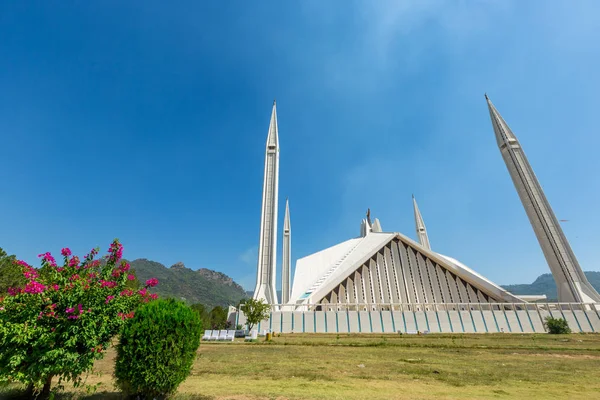 Moschea Shah Faisal Una Delle Più Grandi Moschee Del Mondo — Foto Stock