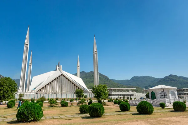 Moschea Shah Faisal Una Delle Più Grandi Moschee Del Mondo — Foto Stock