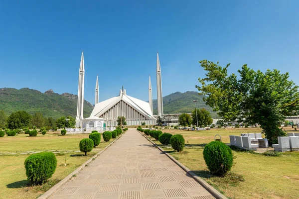 Moschea Shah Faisal Una Delle Più Grandi Moschee Del Mondo — Foto Stock