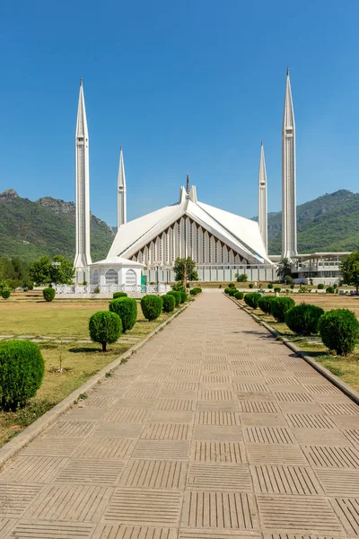 Moschea Shah Faisal Una Delle Più Grandi Moschee Del Mondo — Foto Stock