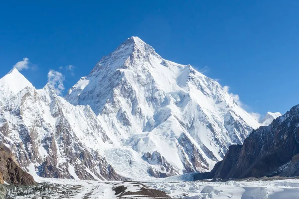 Hegy Csúcsa Második Legmagasabb Hegy Világon Trek Pakisztán Asia — Stock Fotó