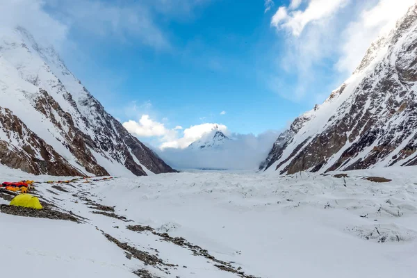 Montagne Sommet Deuxième Haute Montagne Dans Monde Trek Pakistan Asie — Photo